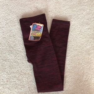 Red/Black Striped Leggings